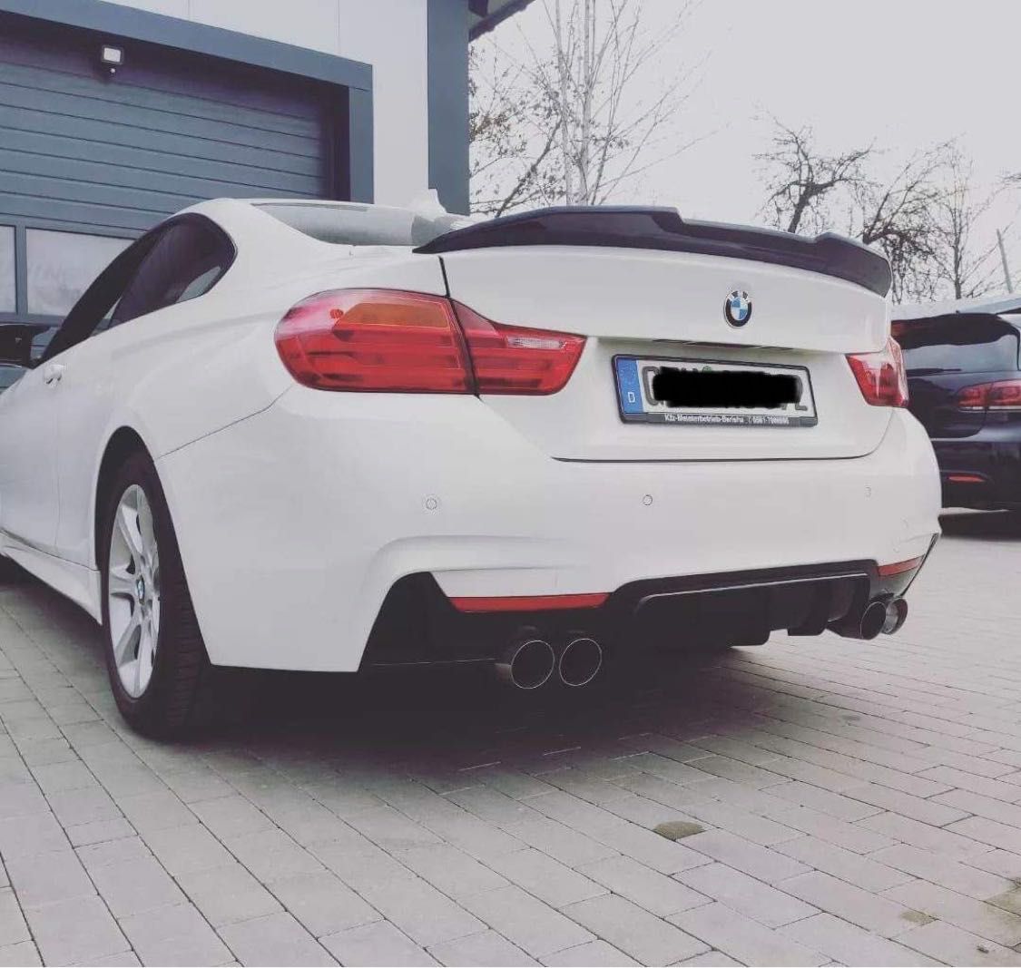 Spoiler Lotka Dokładka PSM BMW F36 CZARNY POŁYSK / CARBON