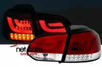 Lampy tylne tył VW GOLF 6 VI R32 LED BAR LED Diodowe czerwono białe