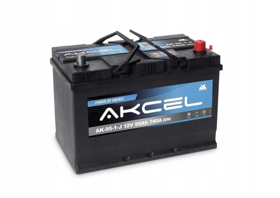 Akumulator AKCEL VARTA 35ah 45ah 60ah 70ah 95ah P+ / L+ Azja JAPAN