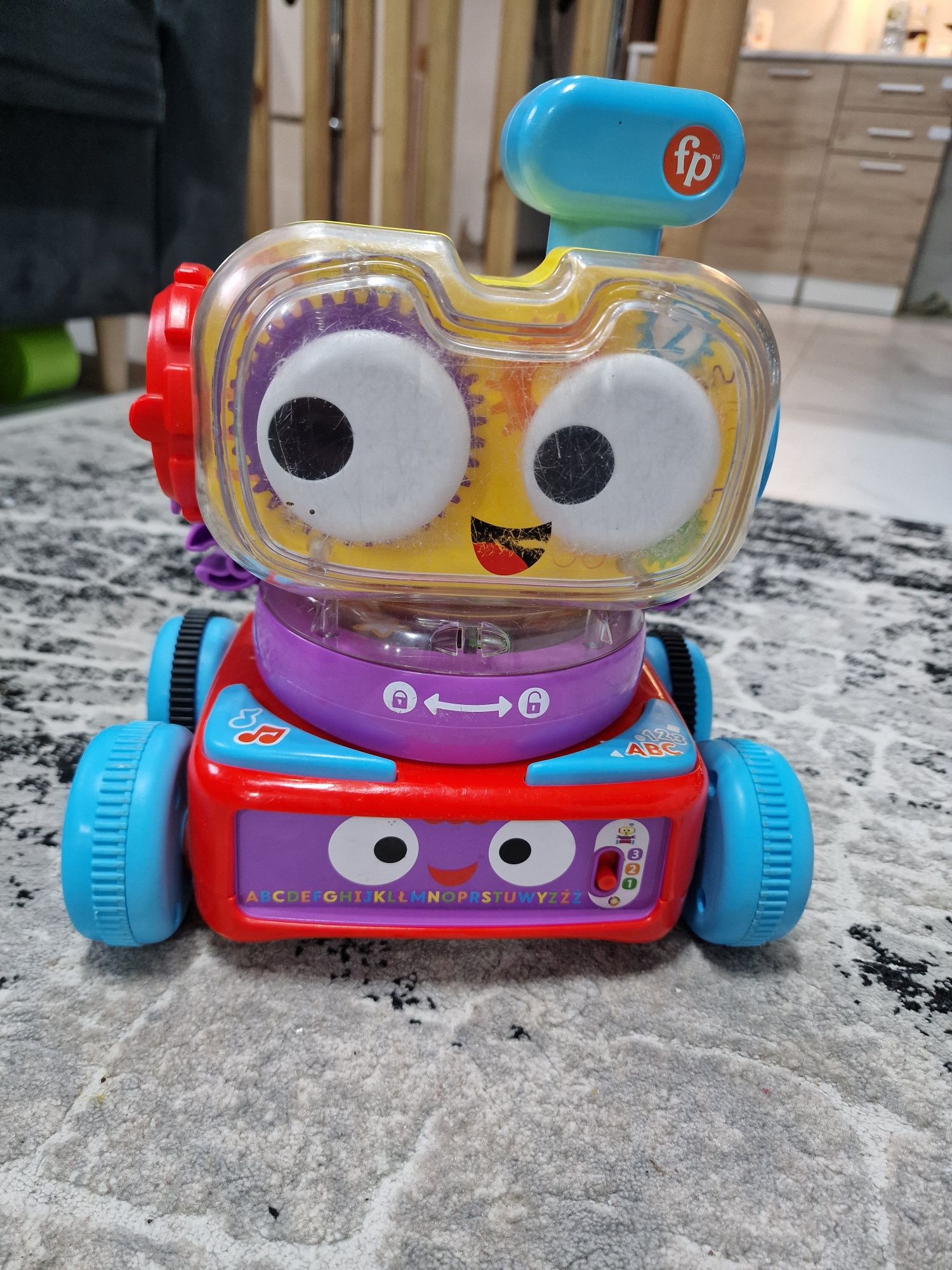 Jeżdżący robot fisher price