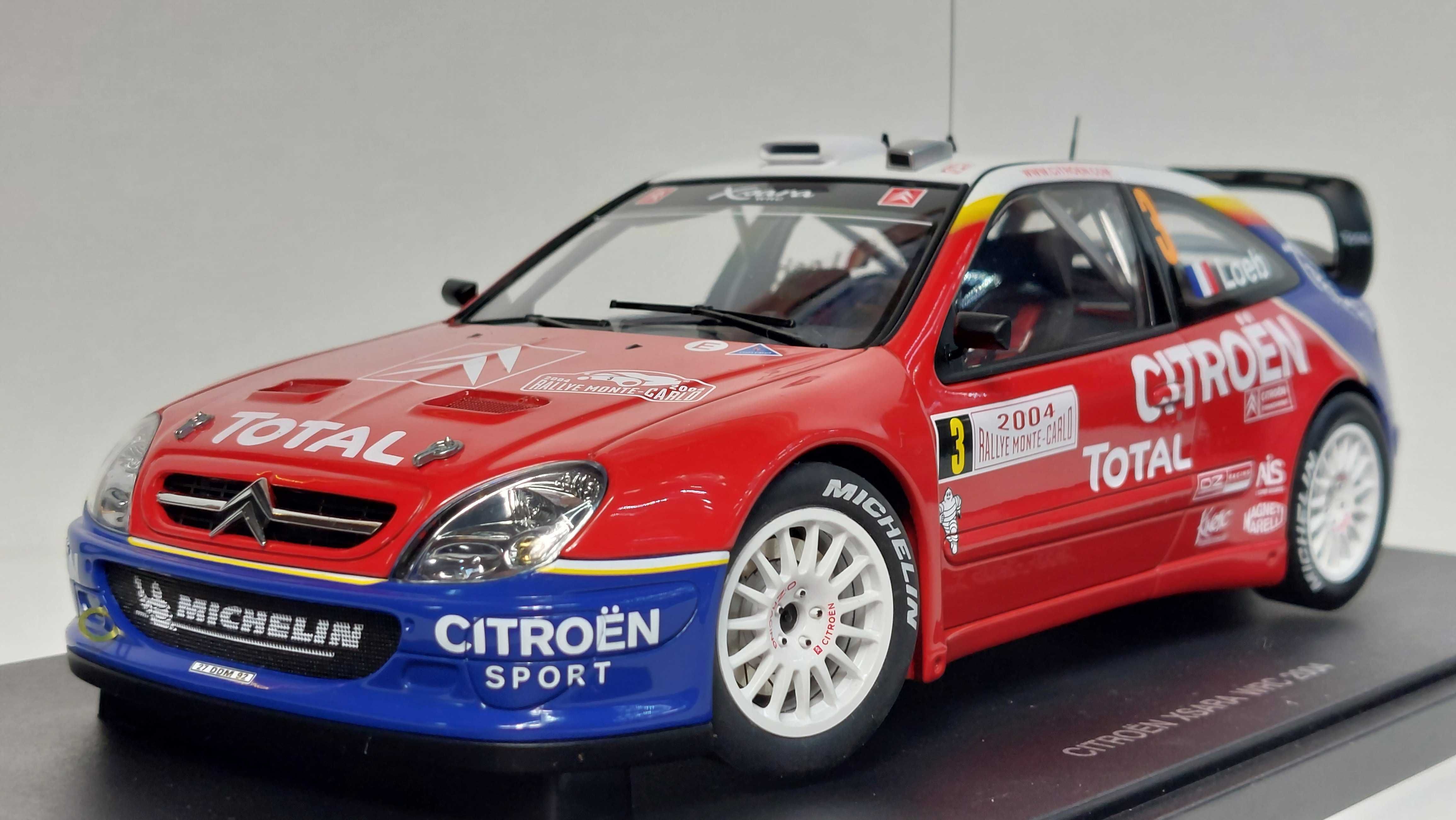 Citroen xsara WRC Rally Monte Carlo 2004 Loeb Autoart 1:18