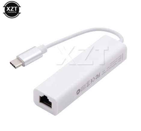 USB-C para RJ45 + 3 x USB PORT S tipo-c ethernet internet NOVO