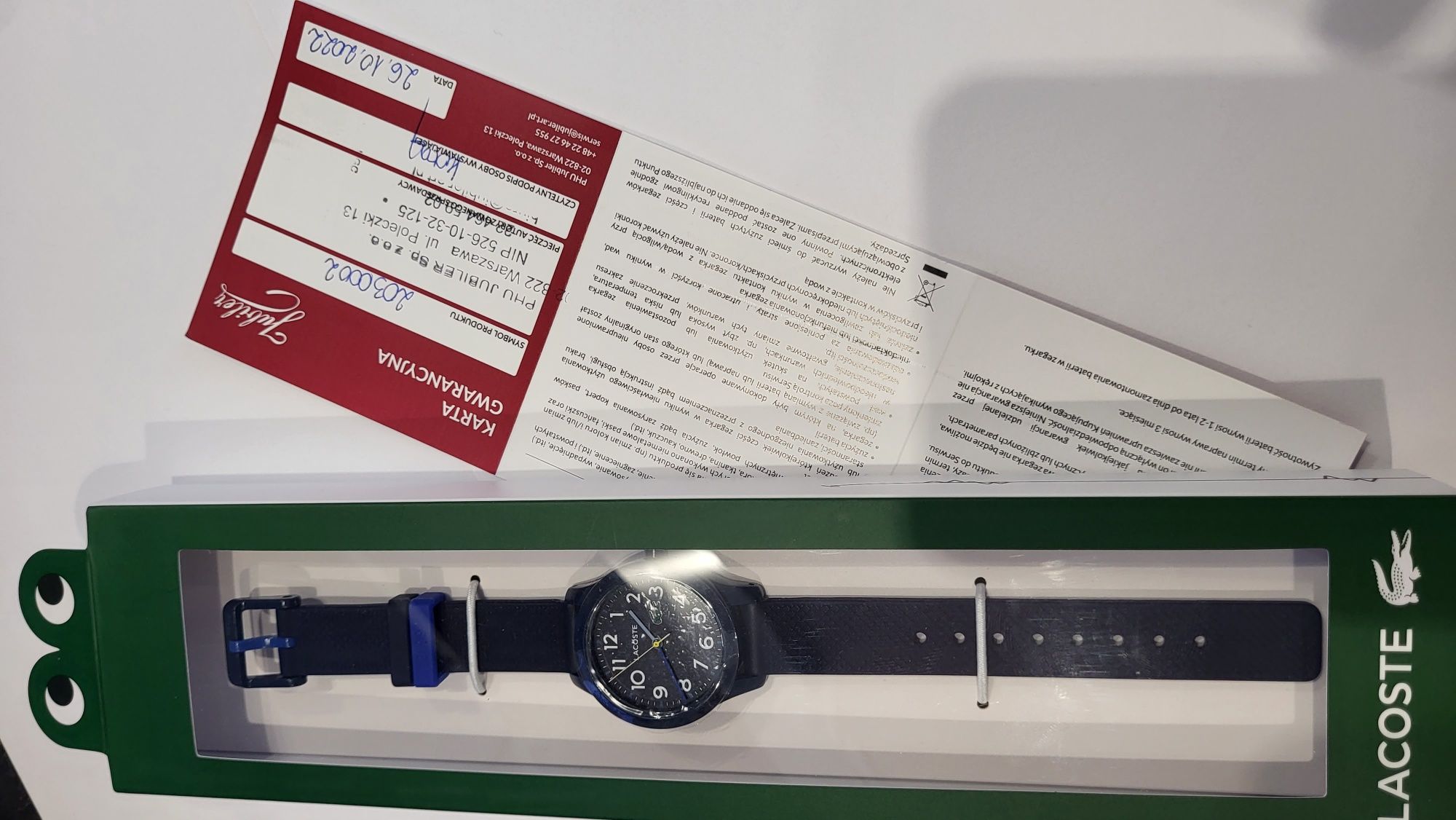 Zegarek dziecięcy Lacoste Kids L1212 Na gwarancji, nie używany  OKAZJA
