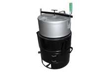 Parnik węglowy ocynkowany 60l/100l/160l/200l