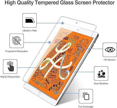 Szkło Hartowane Dla 7.9 Apple iPad Mini 5 / iPad Mini 4 [2 sztuki]