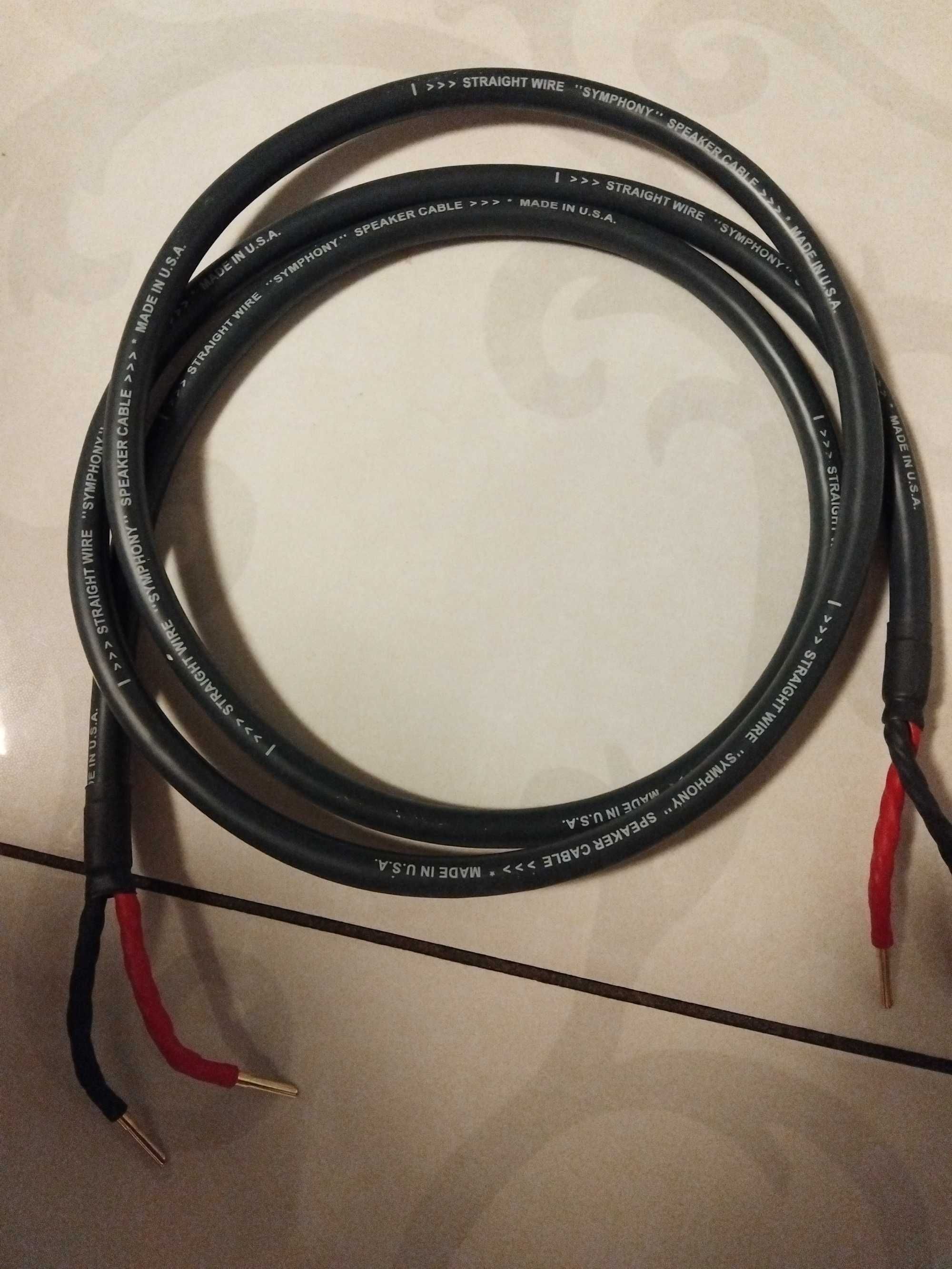 Акустический кабель  Straight wire symphony 2x2.5m  (Made in USA)