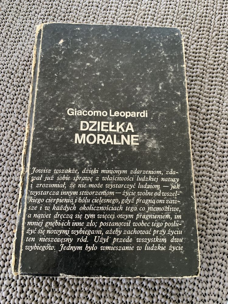 Leopardi Dziełka moralne