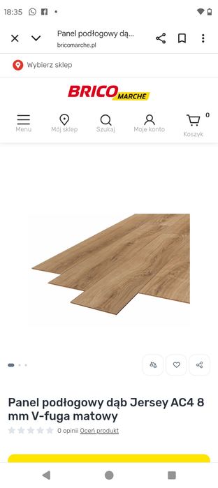 Panel podłogowy laminowany dąb Jersey 8mm mat