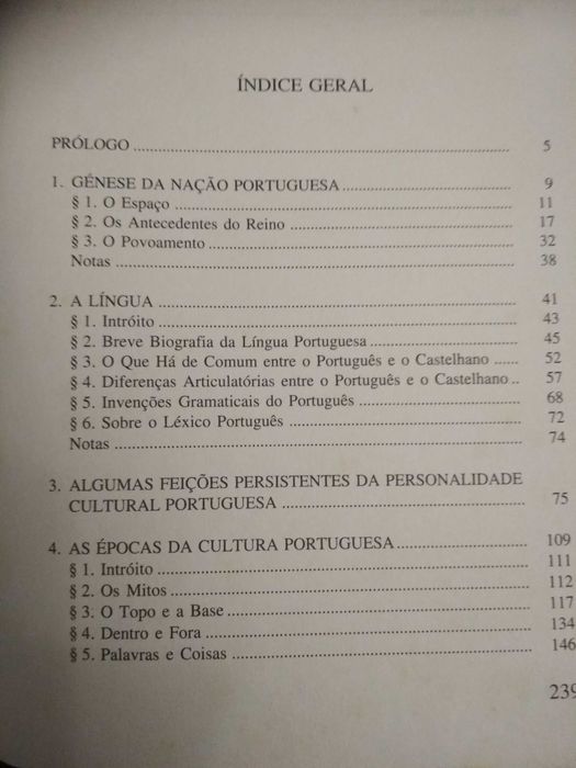 A Cultura em Portugal,  Teoria e História livro I