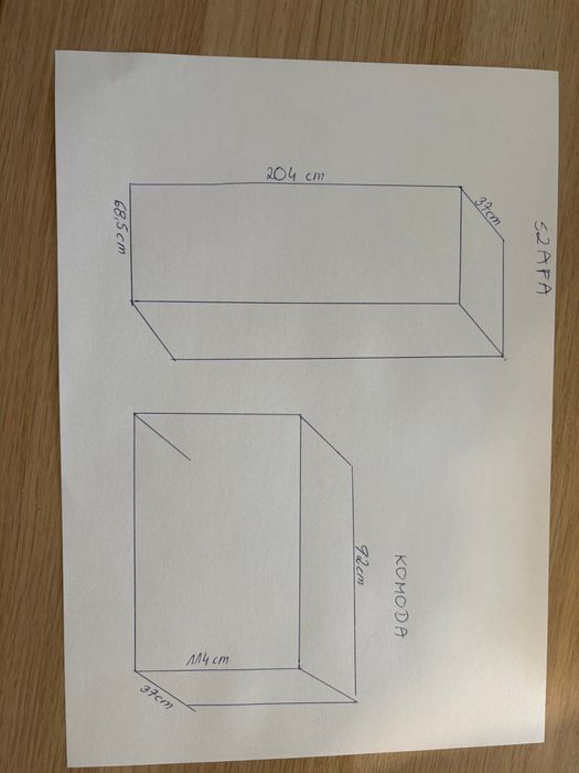 Szafa słupek  BRW Holten – biały/dąb Wotan – Plewiska