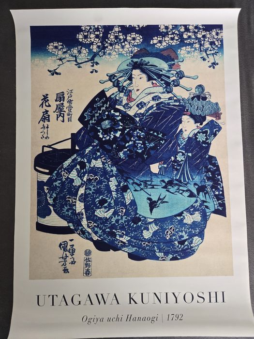 Plakat na płótnie grafika japońska 70 x 50 cm Utagawa Kuniyoshi
