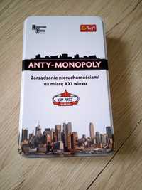 Anty monopoly gra planszowa mini puszka