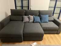 Sofa cama ESKILSTUNA com chaise longue