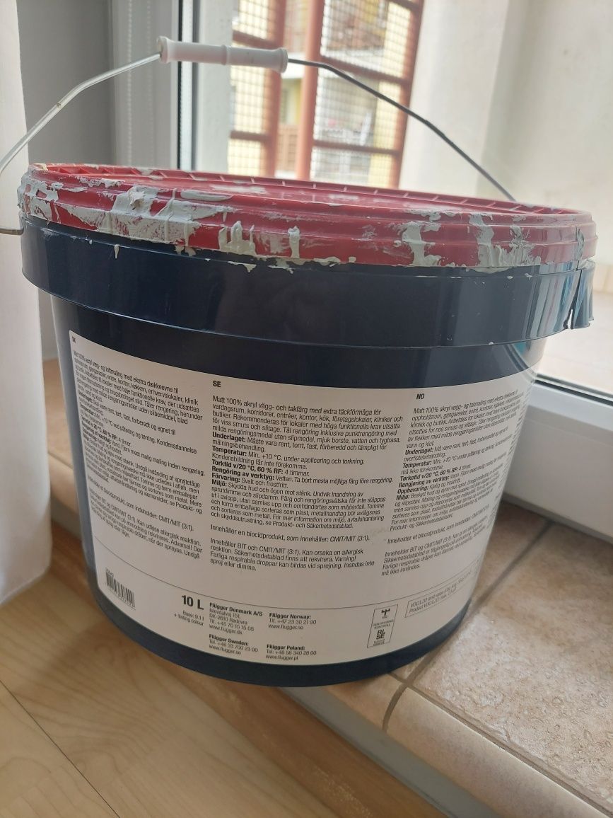 Flugger farba Flutex Pro + kolor lekko miętowy, 3 L