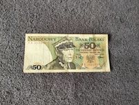 Banknot 50 złotych PRL, seria KB, 1988, Karol Świerczewski