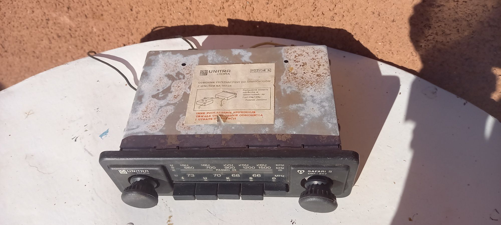 Radio samochodowe Unitra Safari 5