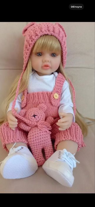 Реборн дівчинка реалістична 3Dшкіра Reborn лялька пупс кукла baby born