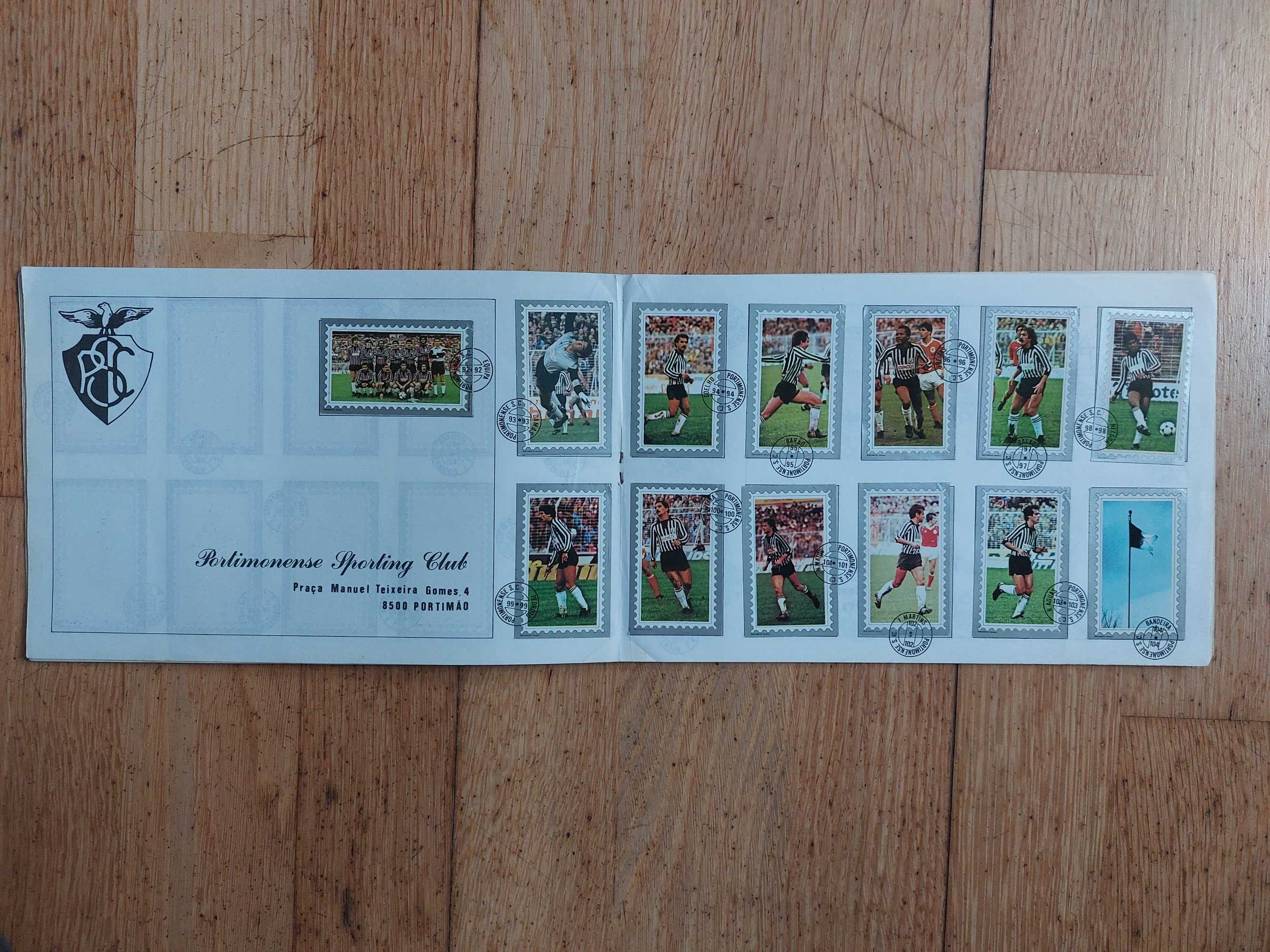 Caderneta de cromos "Futebol Post 1984" - Completa