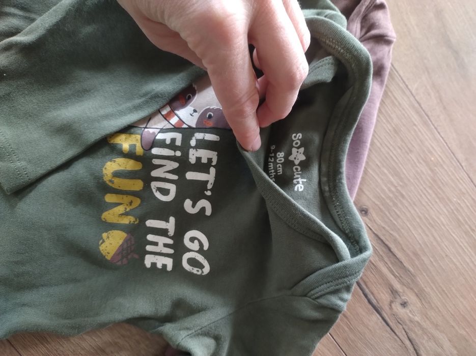 Body niemowlęce rozmiar 80