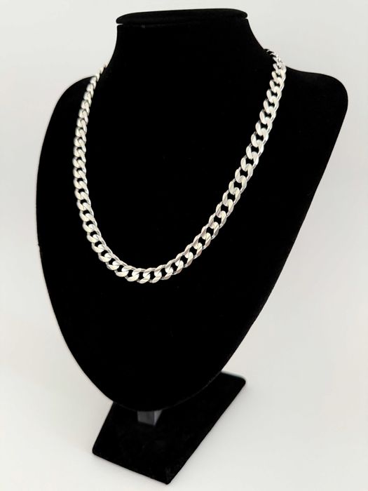 Srebrny Łańcuszek splot Pancerka 50,5 CM 60 GRAM ! PR. 925 Okazja !