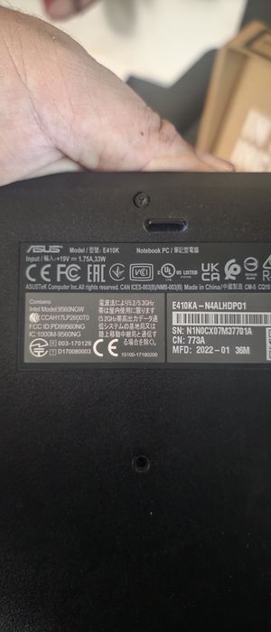 Asus E410KA portátil