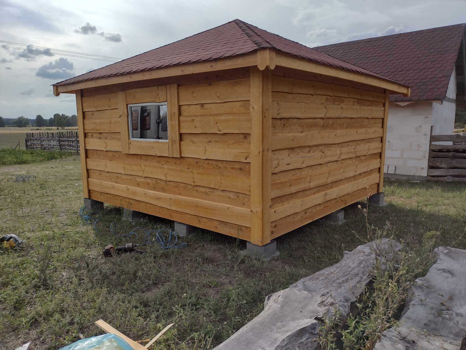 Drewutnia ,wiata garażowa 3,5x3,5m
