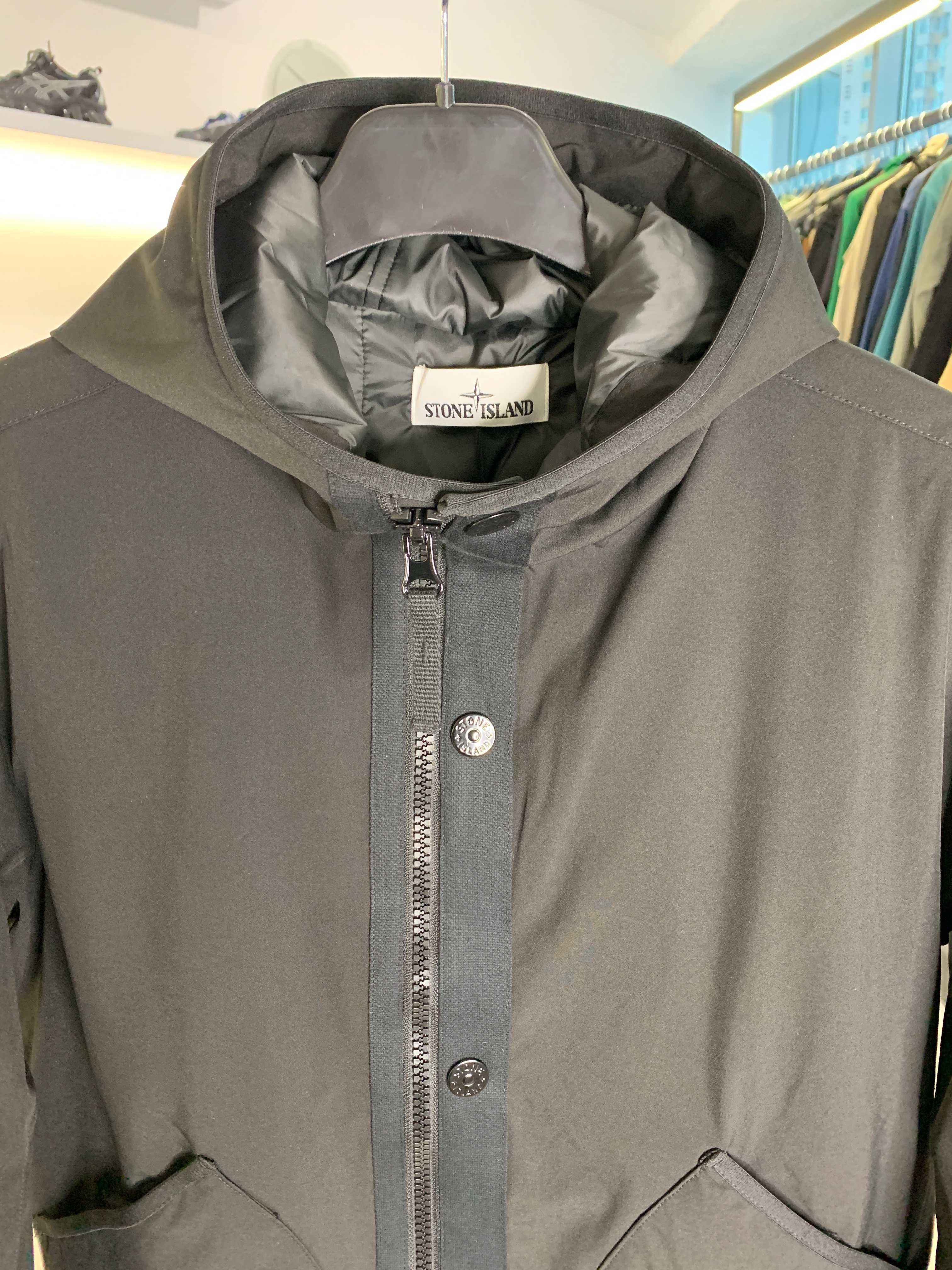 Куртка STONE ISLAND 41027 Soft Shell Jacket Black SI0233-BK