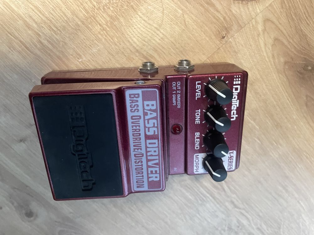 Pedal de efeito para baixo X-Series overdrive/distortion