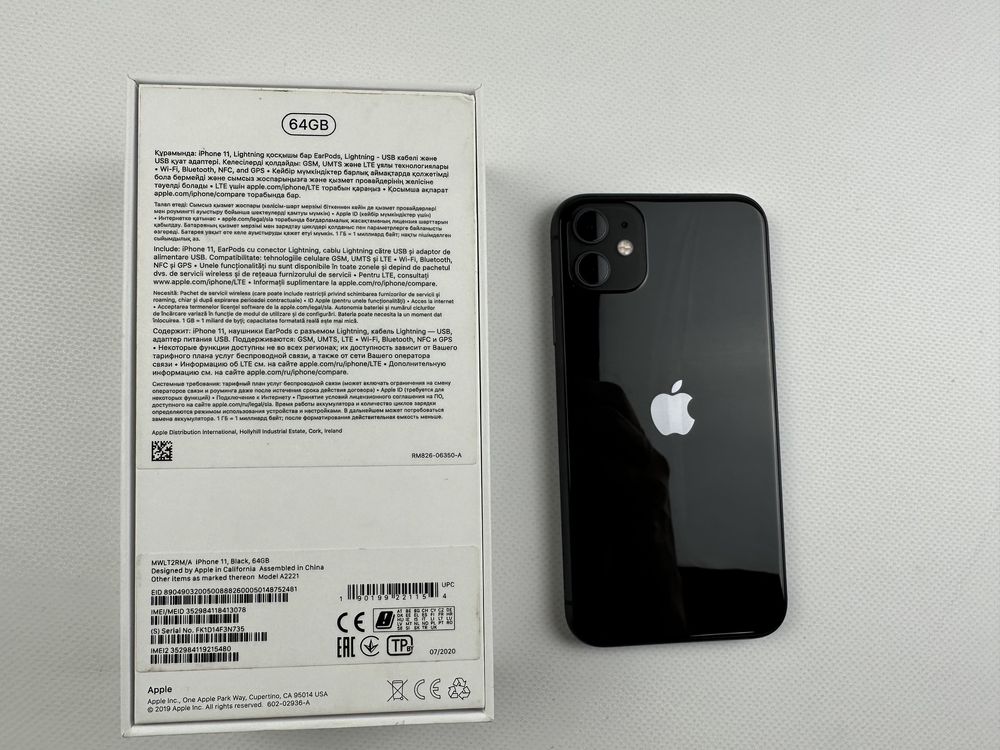 iPhone 11 64Gb Black Neverlock