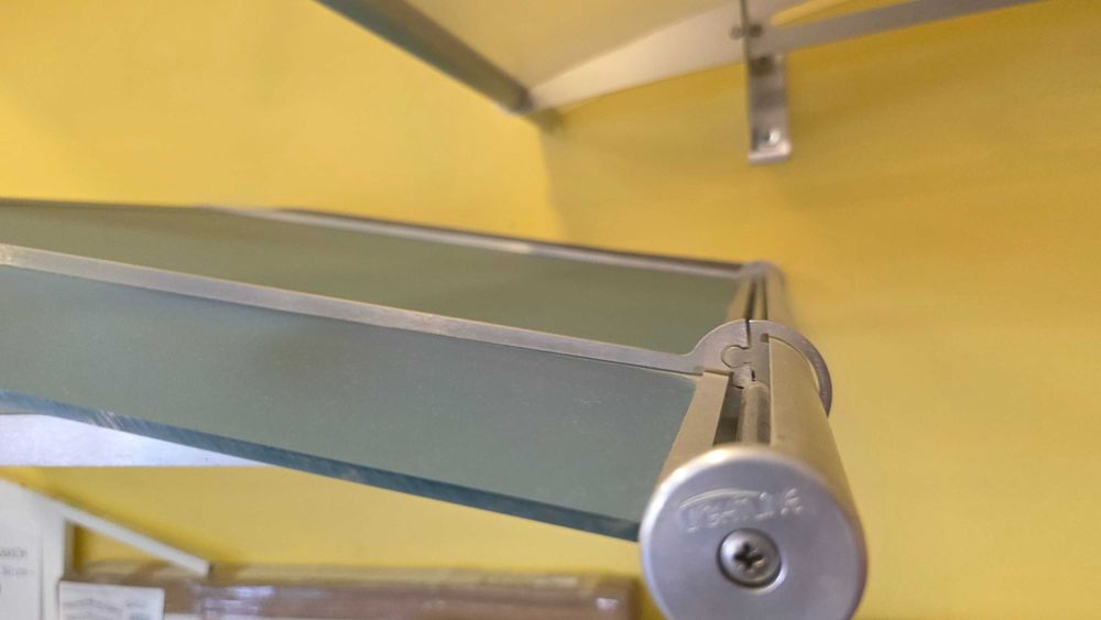 WYPRZEDAŻ! Daszek nad drzwi LIGHTLINE ostatnia sztuka stal nierdzewna