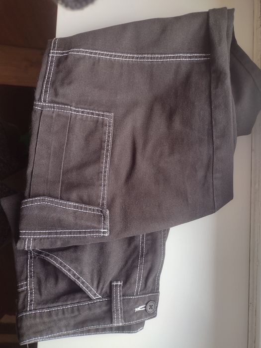 Czarne spodnie bojówki H&M 36