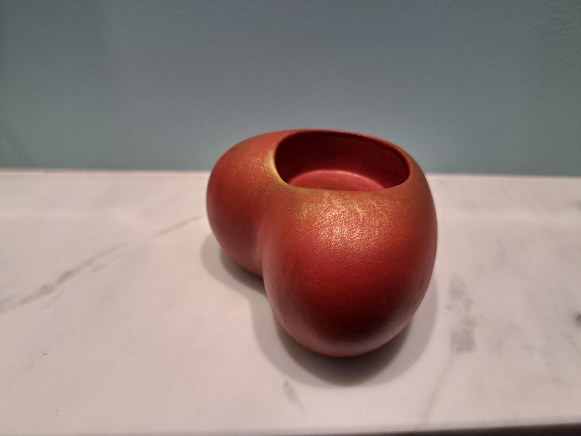 Świecznik ceramiczny Serce