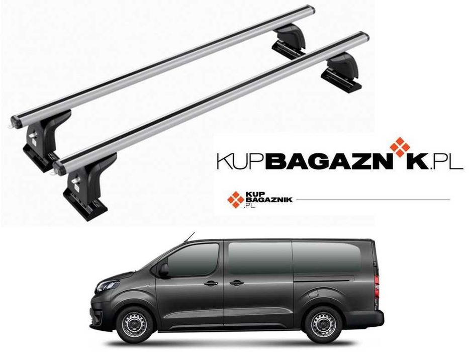 Bagażnik Dachowy Toyota ProAce City 2020 do 2025 bazowy relingi belki