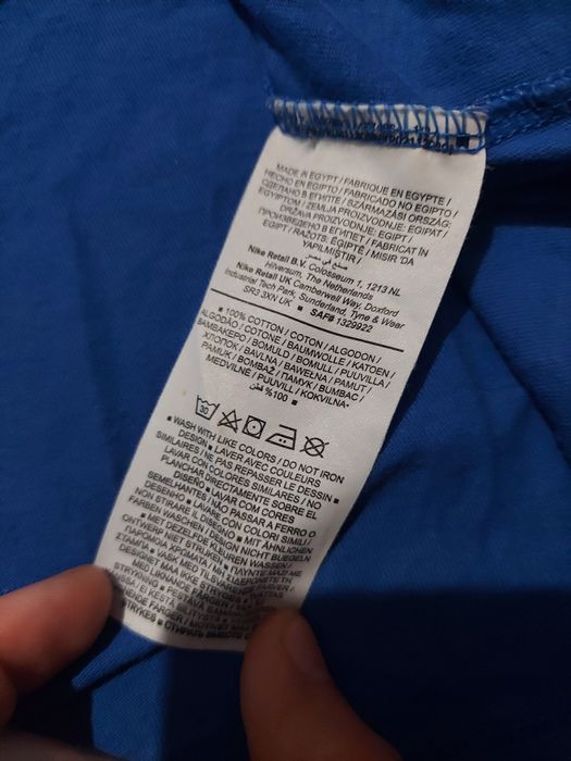 Футболка Nike синя