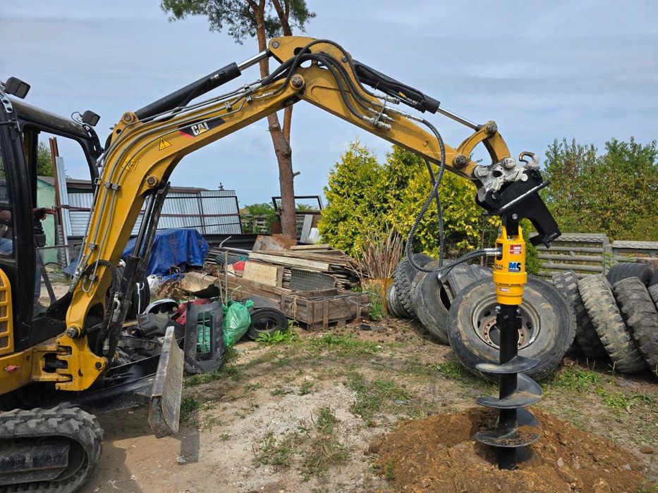 Wiertnica hydrauliczna do minikoparki KINGER DH2000 1,5-3t GW 2 lata