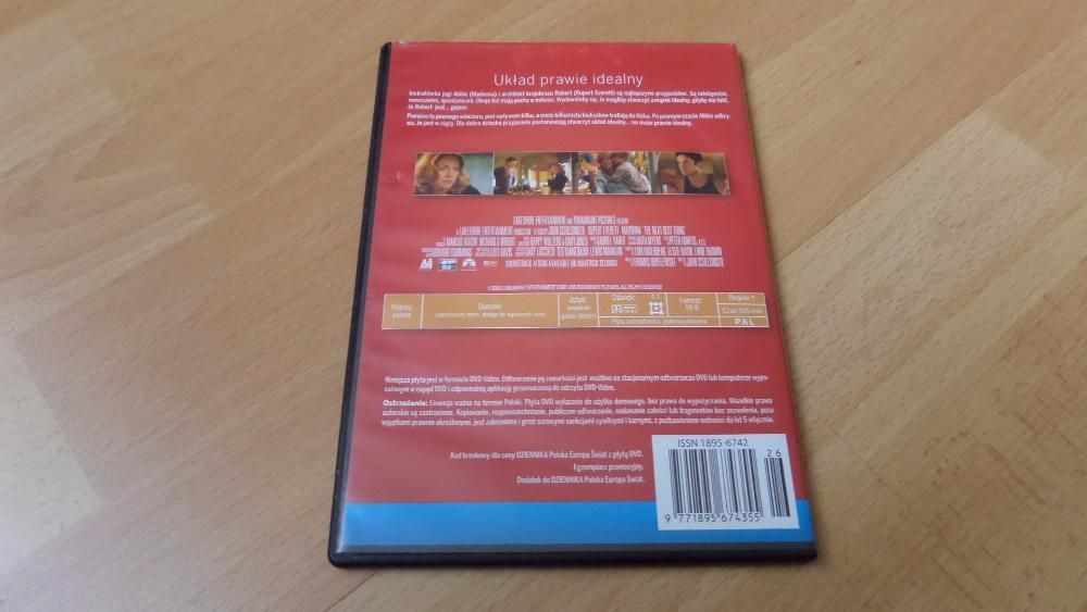 FILM DVD UKŁAD PRAWIE IDEALNY,Madonna w roli głównej Nowy KOMEDIA !!!