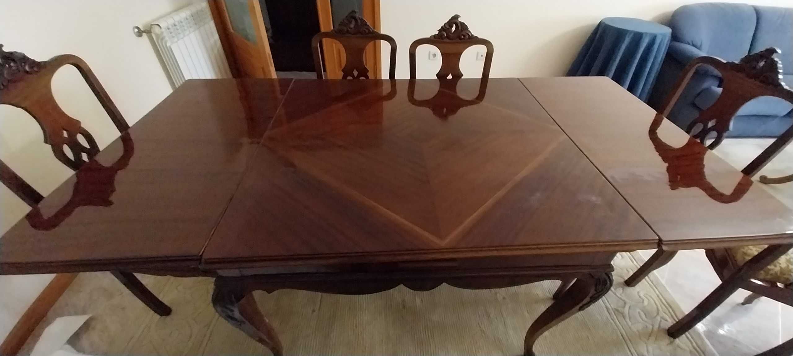 Mobília de sala de jantar vintage