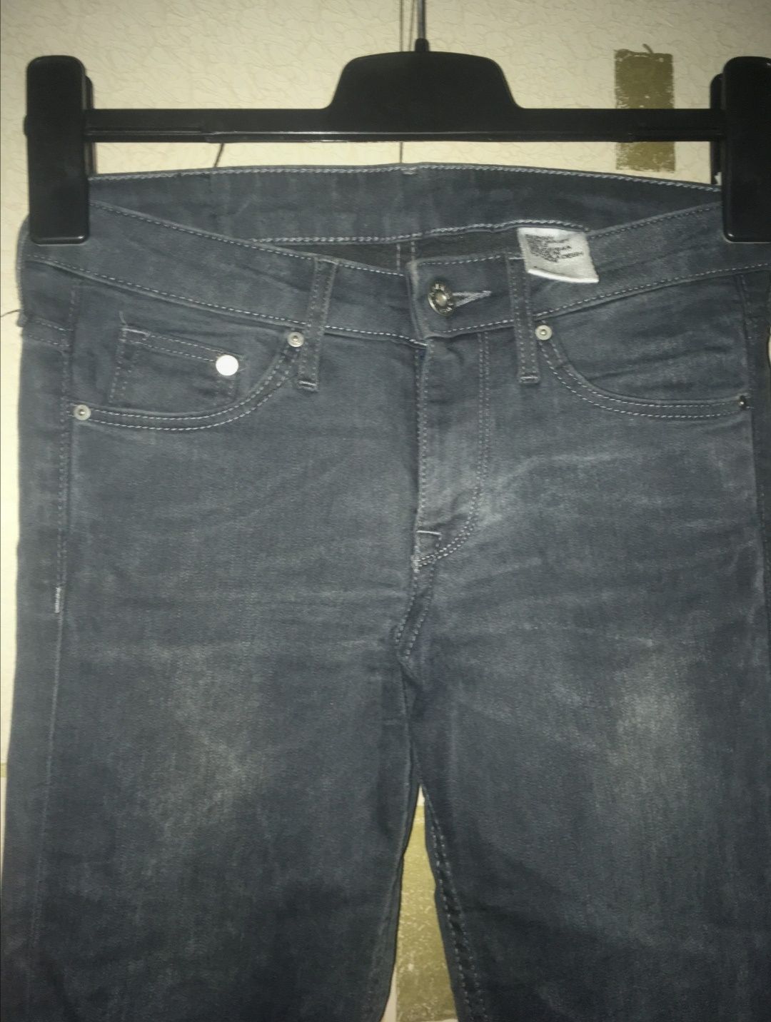 spodnie jeansowe rurki dżinsy zwężane /  H&M  /rozm. 25/32  xs Nowe