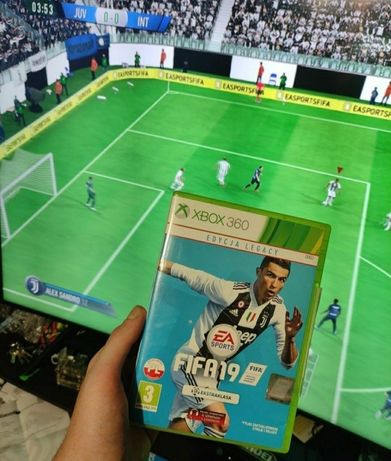 Fifa 19 edycja legency Xbox 360 pl Ronaldo Juventus po polsku x360