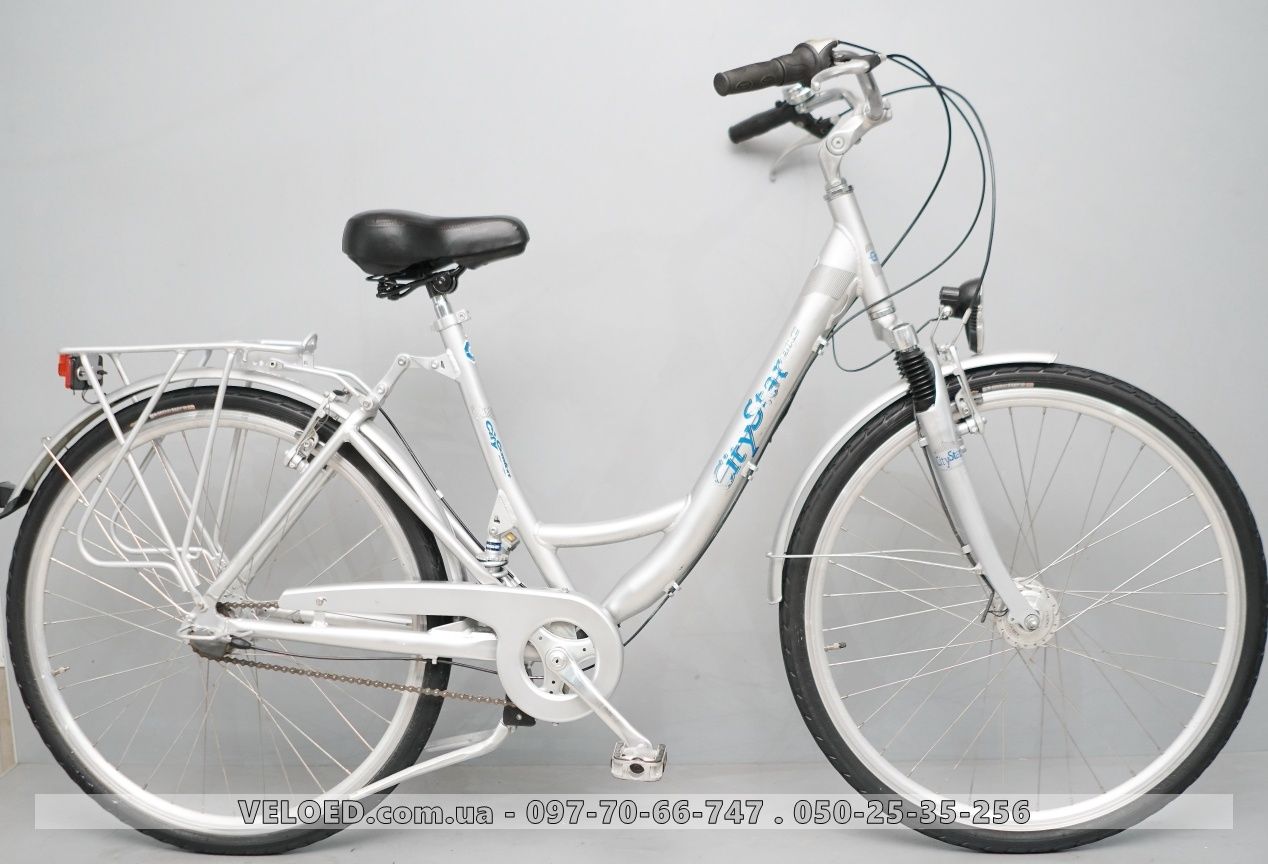 Велосипед Alu City Star 7 Pegasus чоловічий і жіночий планетарка VELOE