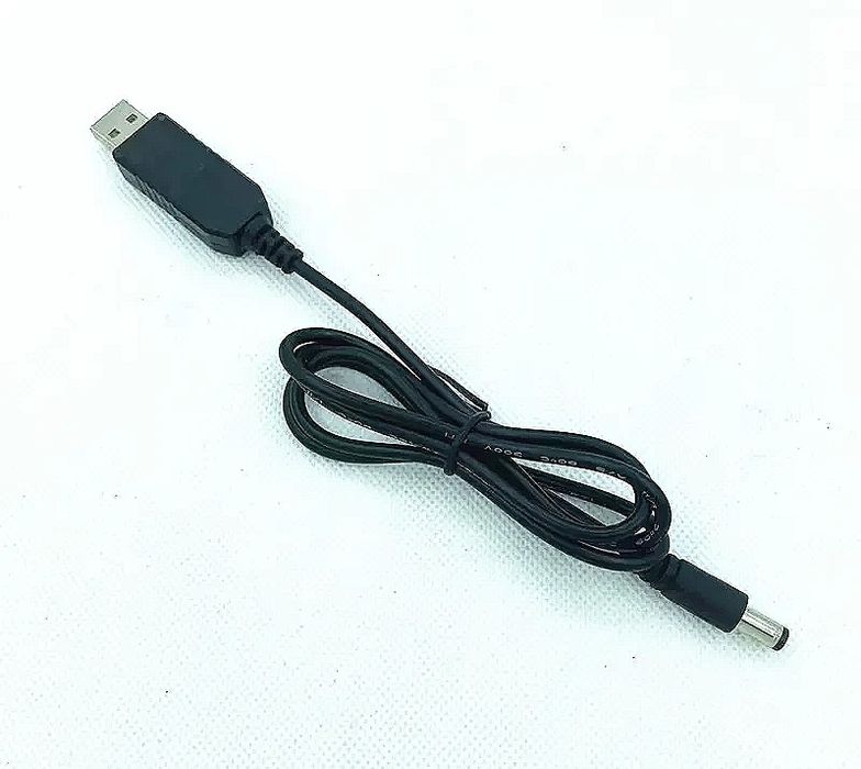 USB кабель для підключення роутера до повербанку, DC 5.5x2.1 мм / 12 В