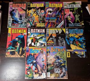 Komiksy Batman 10 szt 1991 do 95