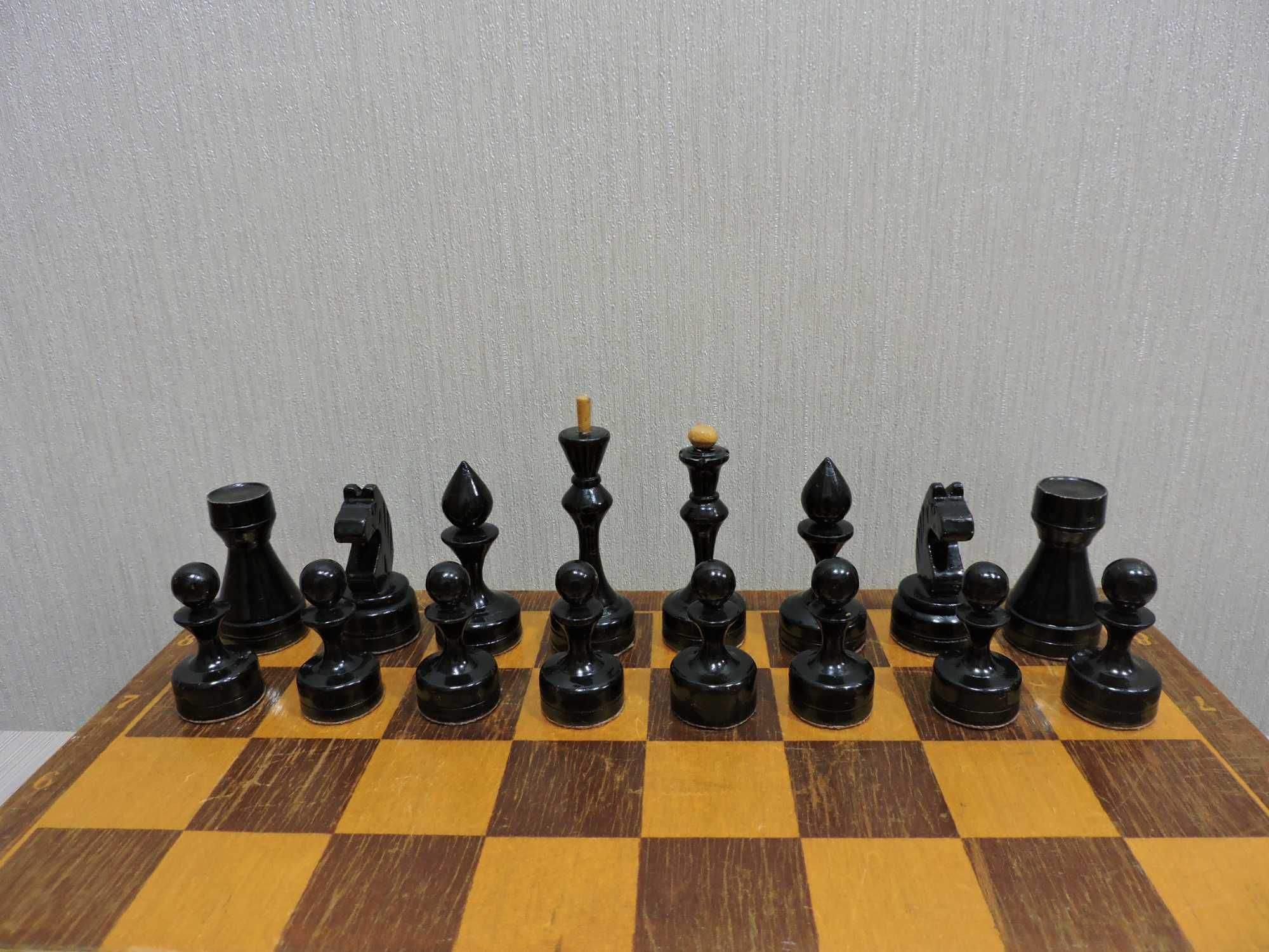 Красивые коллекционные деревянные советские ( ссср ) шахматы