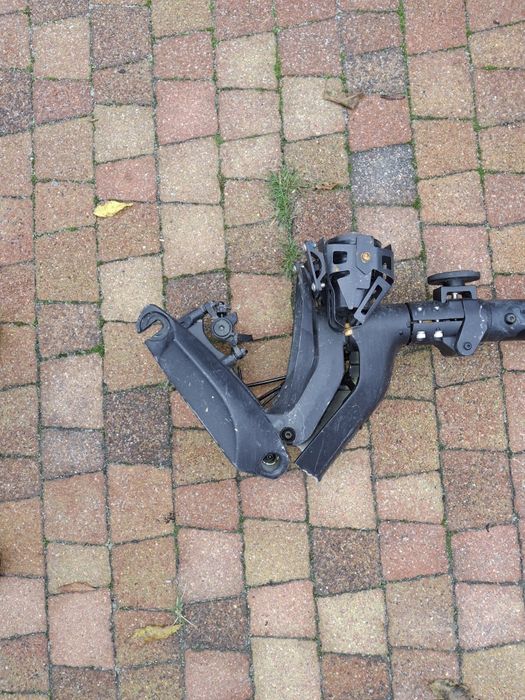 Przednie zawieszenie do hulajnogi raptor 6 ze sztycą z oswietleniem