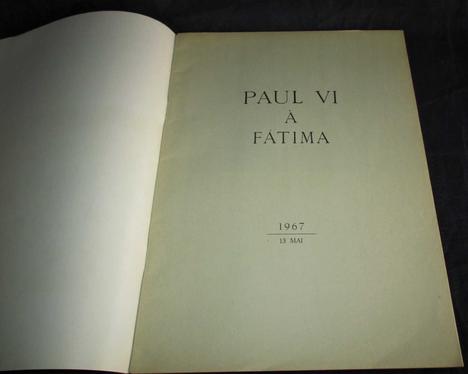 Livro Paulo VI À Fátima 13 de maio de 1967