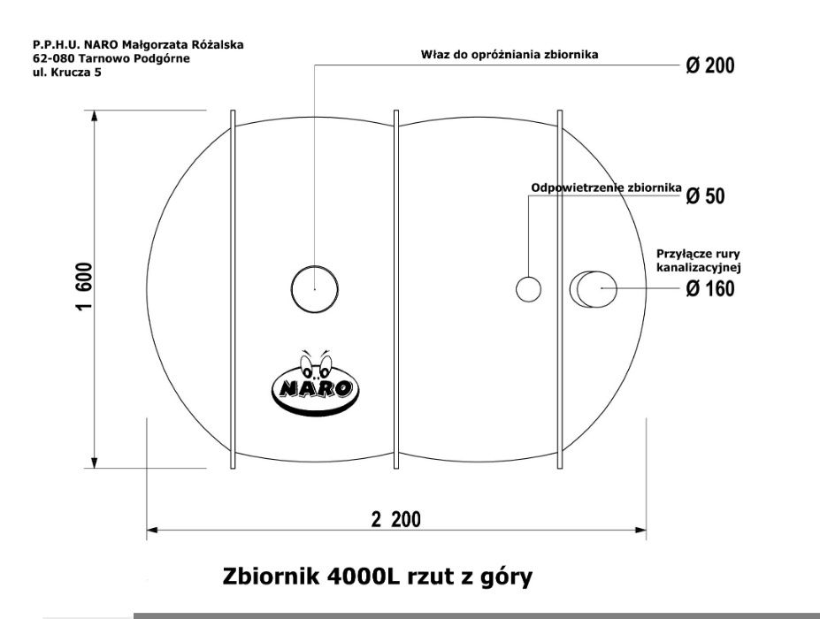 Szambo ekologiczne - szamba - zbiornik na deszczówkę 4000litrów.