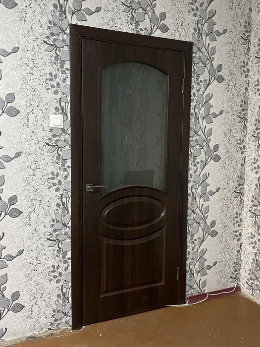 Межкомнатная дверь МДФ с матовым стеклом