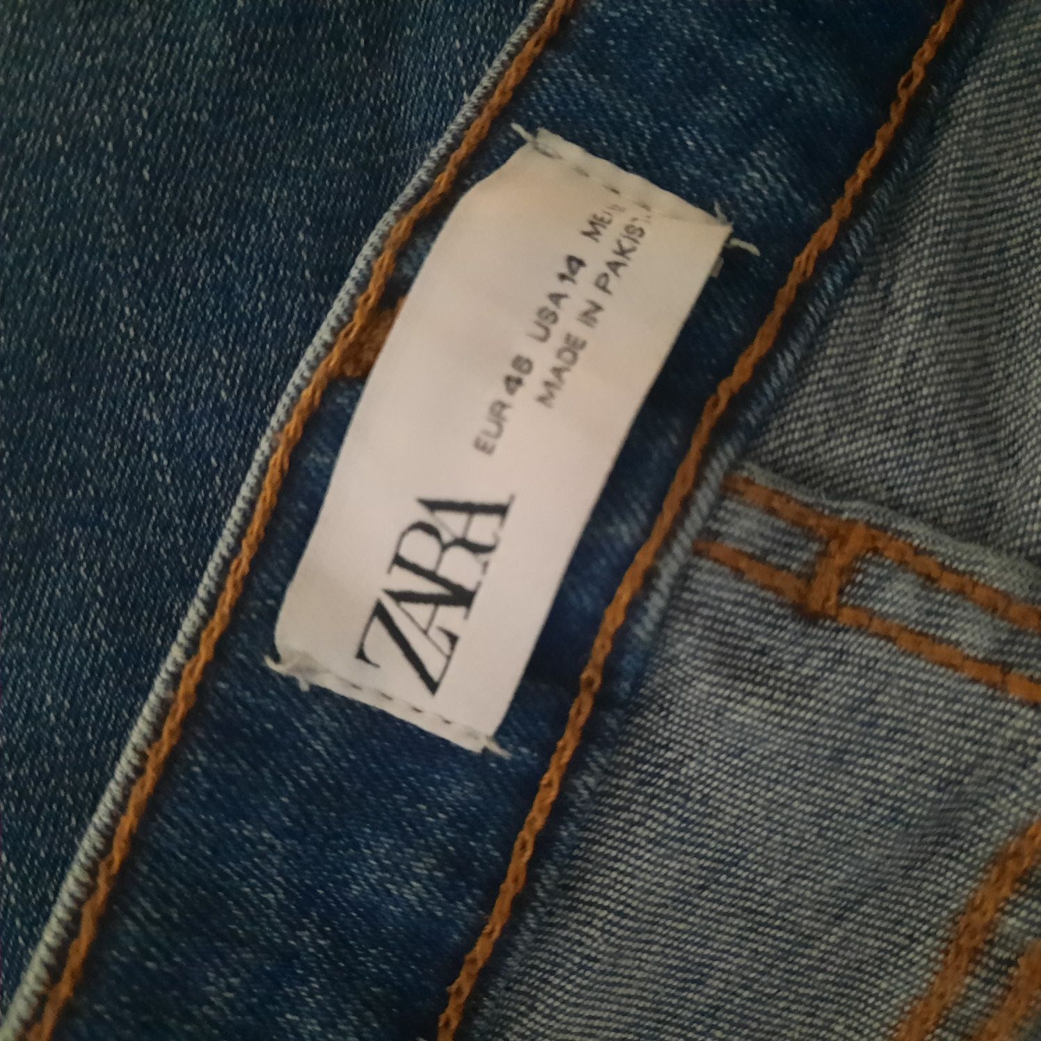 Spodnie jeans Zara r.46