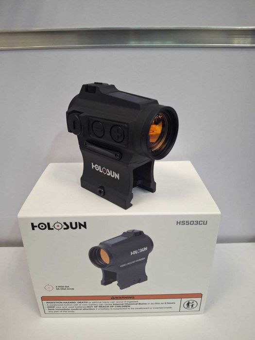 Коліматорний приціл Holosun  HS503CU  із сонячною батареєю