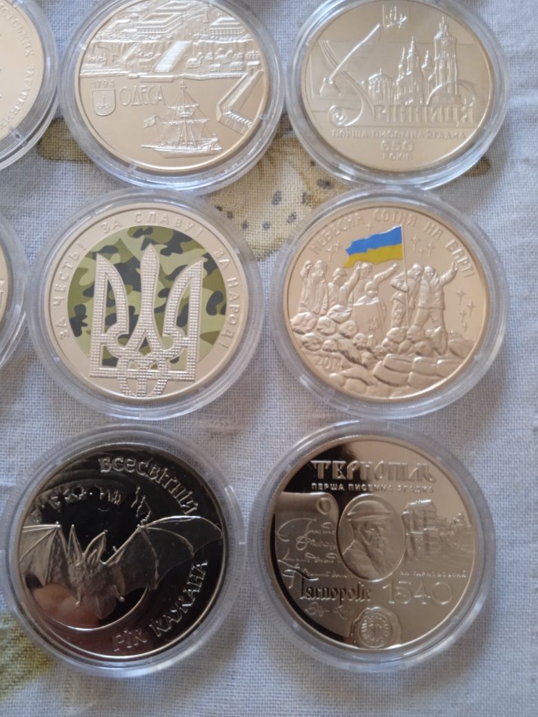 Монети України НБУ 2012-1015 р.
